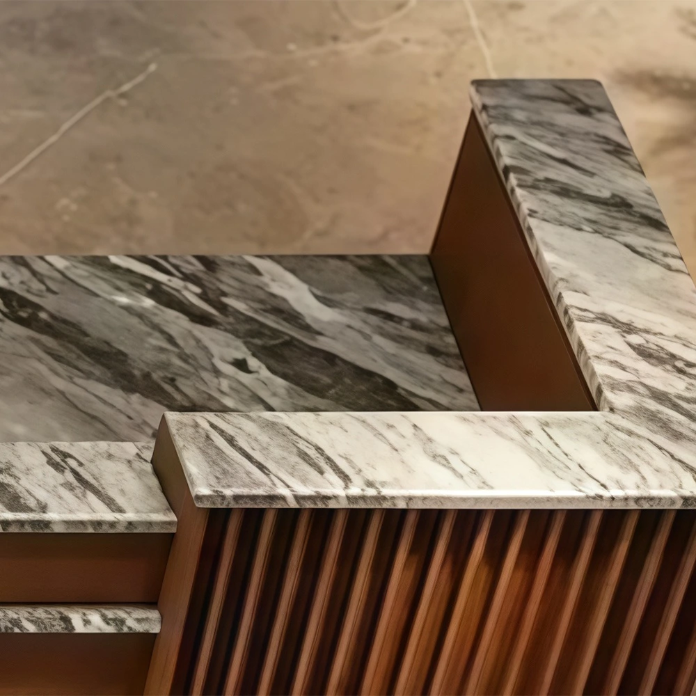 Vintage Company Reception Desk for Office Lobby - image 7
