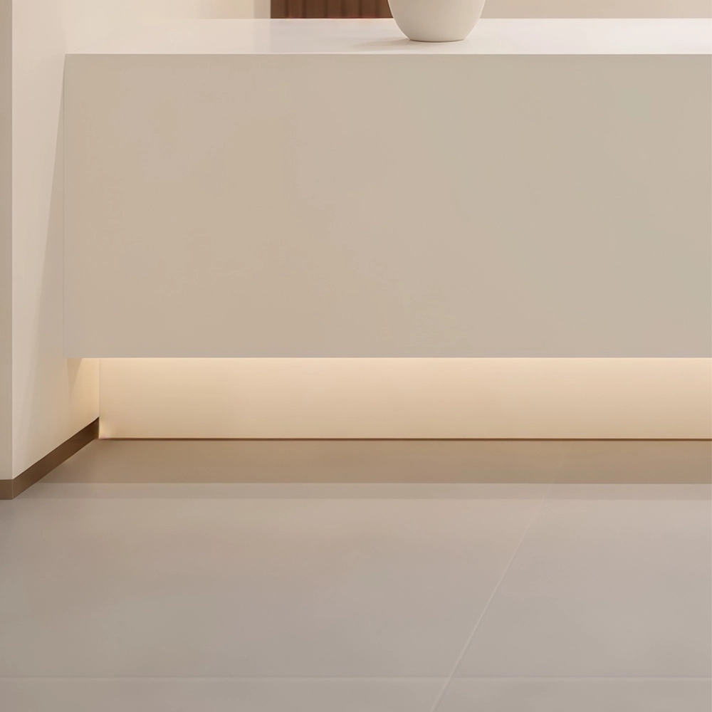 Modern Minimalist Wood Grain Style Reception Desk - image 4