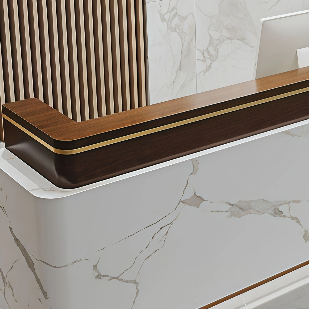 Modern Hotel Front Desk & Apartment Property Counter - image 6