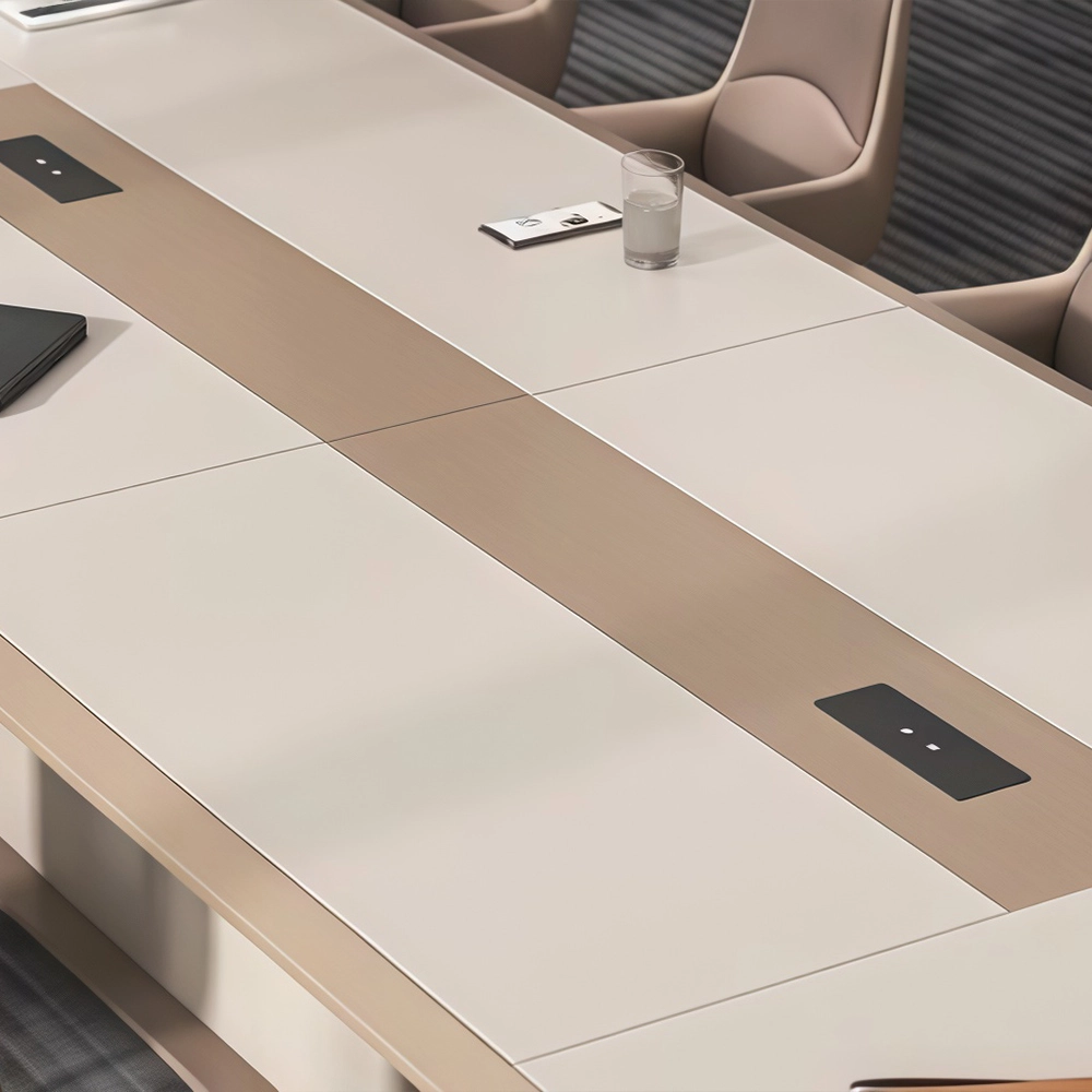 Light Luxury Large Painted Conference Table - image 5