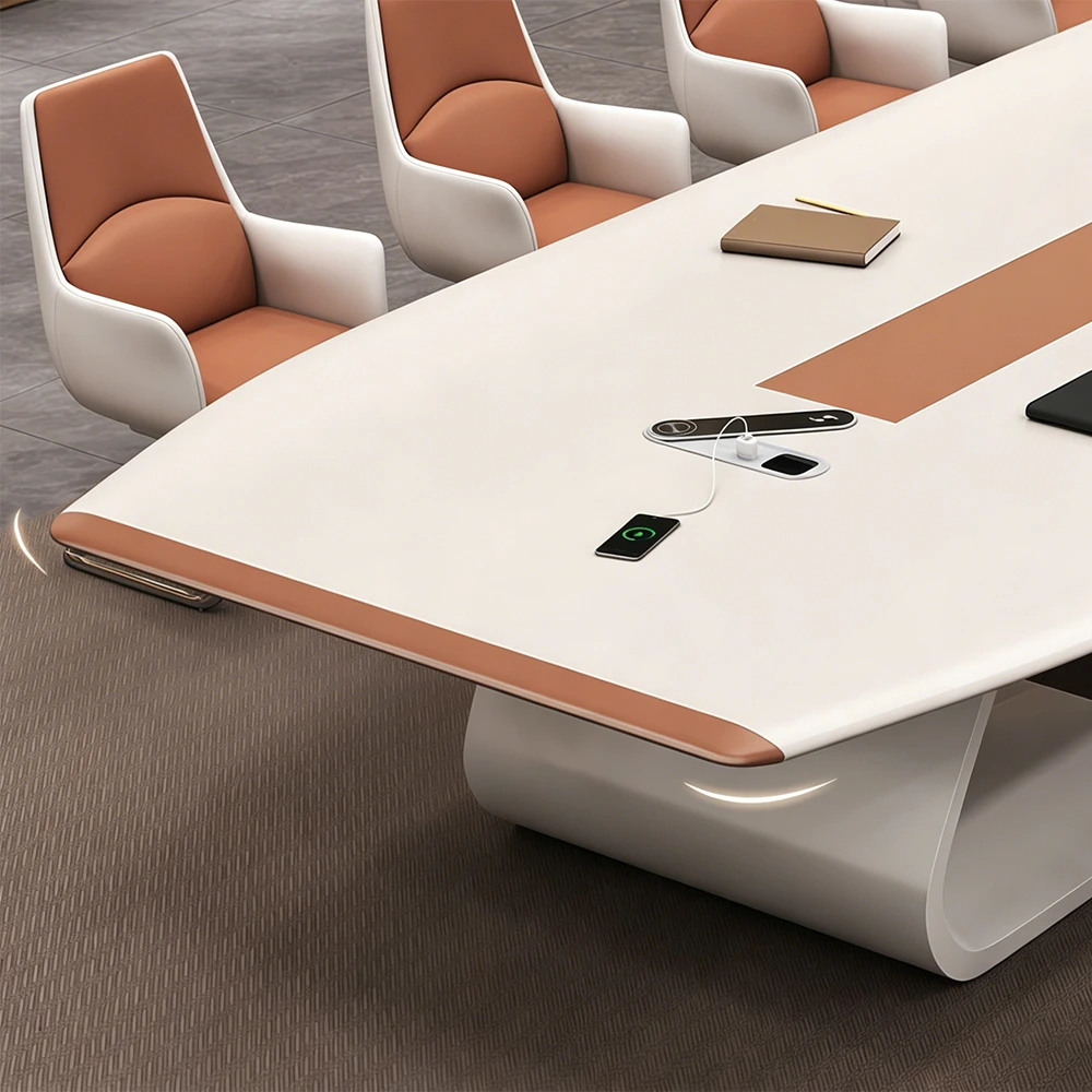 Premium Lacquered Conference Table – Large Long Table - image 6
