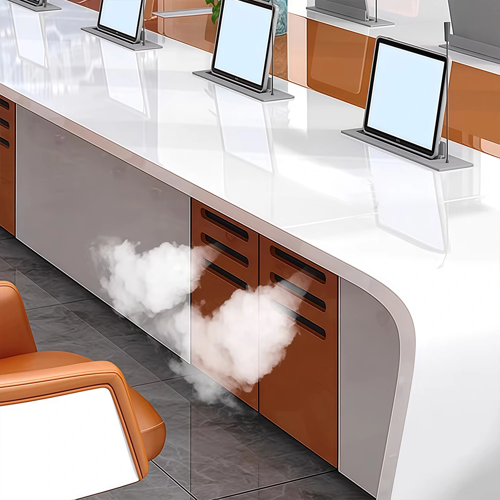 High Gloss Large Meeting Desk for Office & Training - image 6