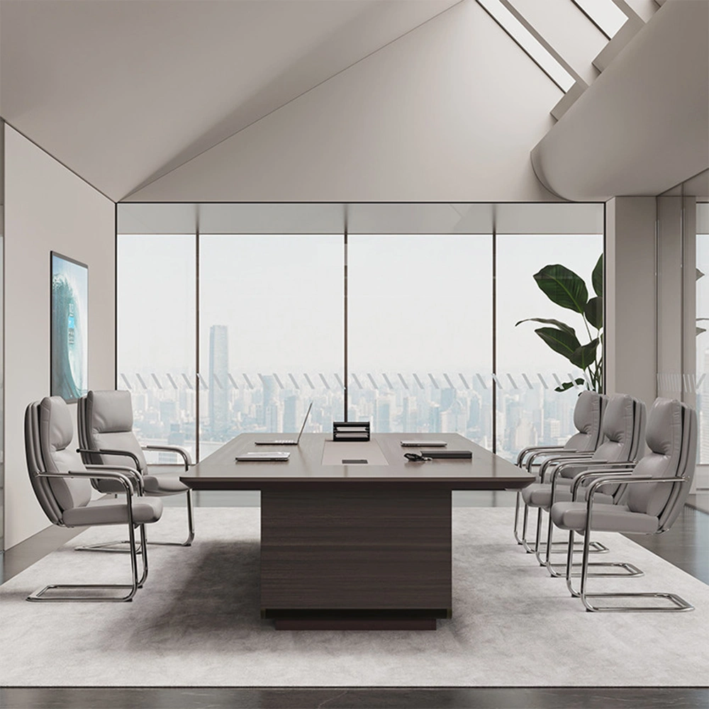 Large Long Rectangular Conference Table - image 3