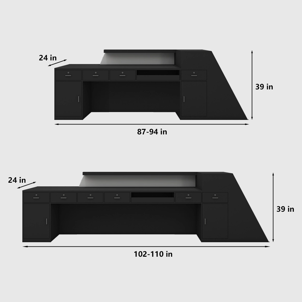 Light Luxury High-End Reception Desk - image 9