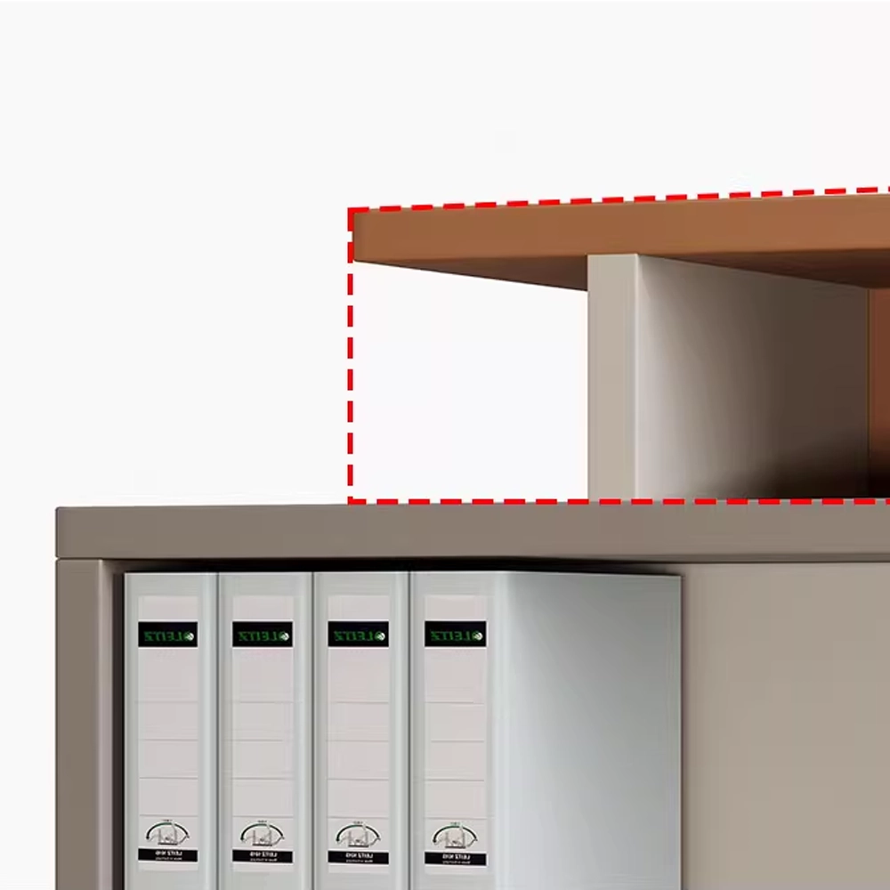 Minimalist Cream Style Reception Desk - image 5