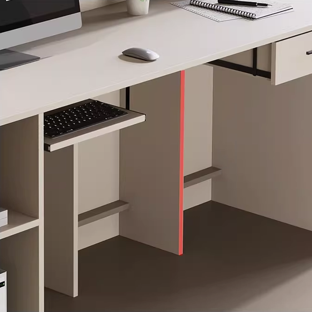 Minimalist Cream Style Reception Desk - image 4
