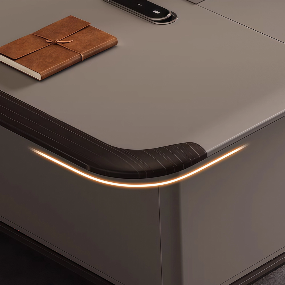 Modern Long Minimalist Conference Table - image 5