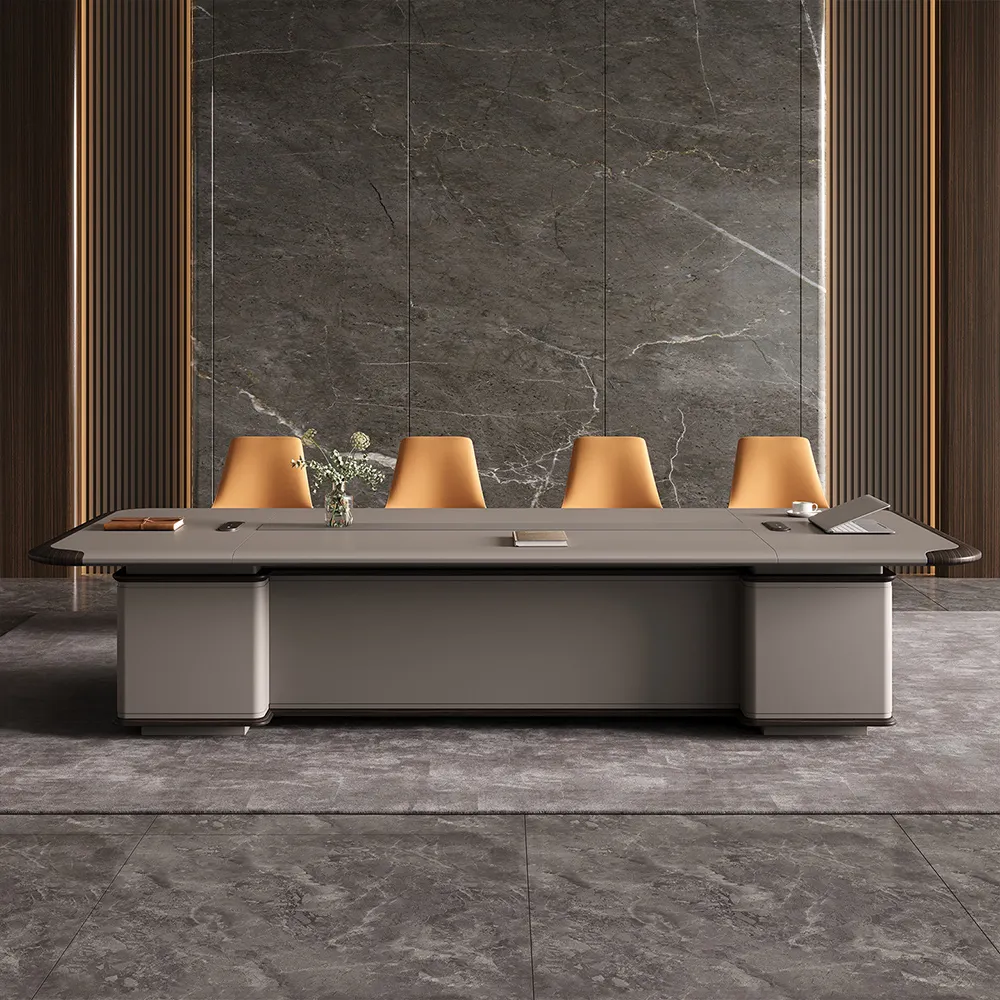 Modern Long Minimalist Conference Table - image 2