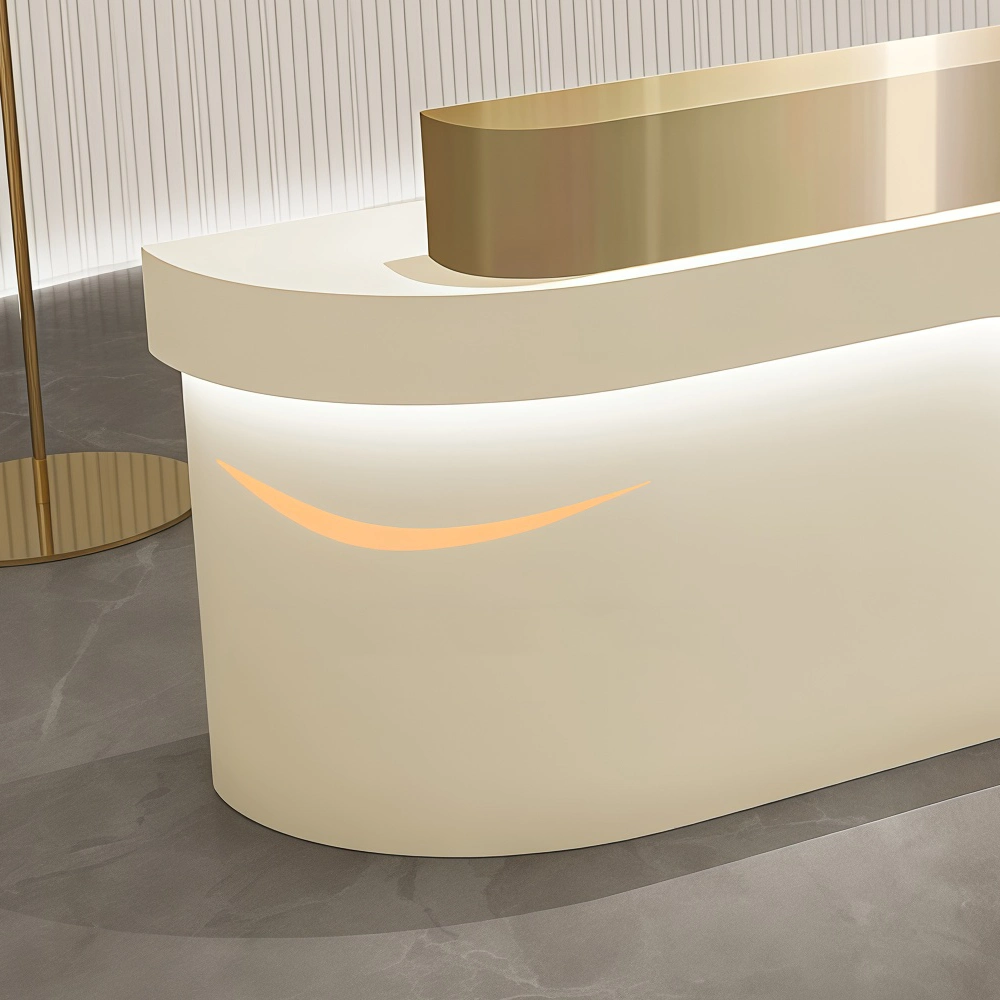 Modern Minimalist Beauty Salon Reception Desk - image 6