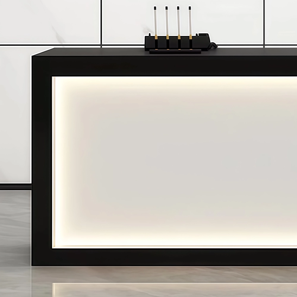 Multi-Purpose Small Front Desk – Modern Minimalist Cashier Counter - image 4
