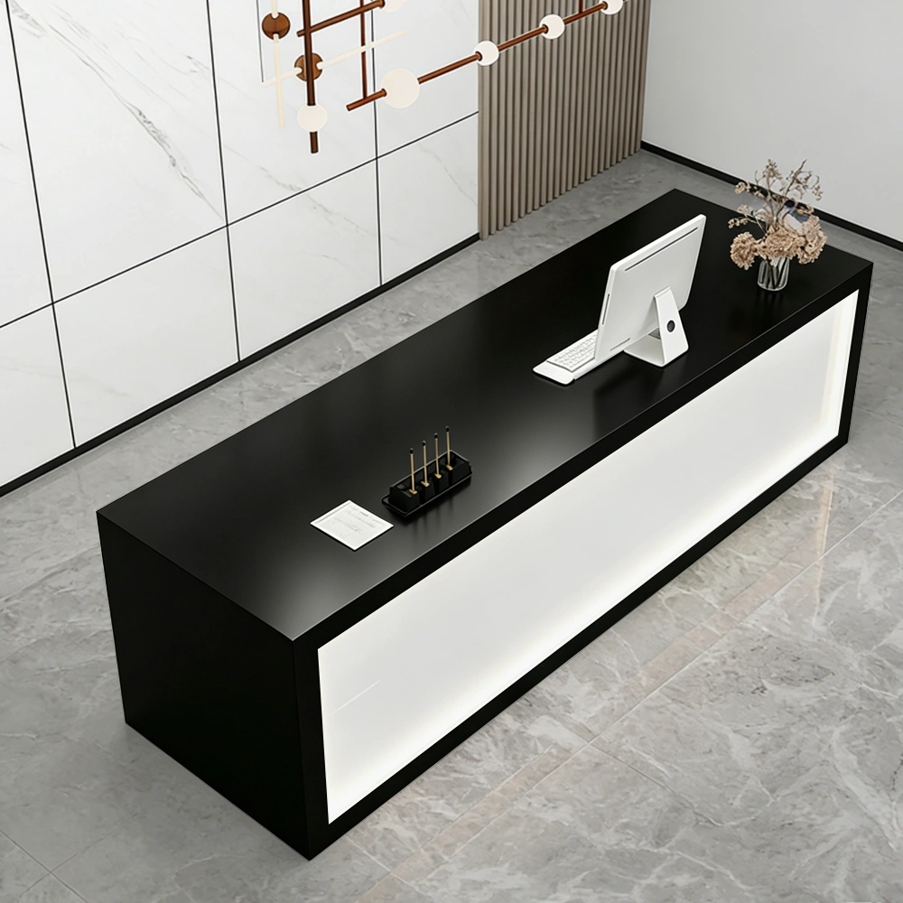 Multi-Purpose Small Front Desk – Modern Minimalist Cashier Counter - image 3