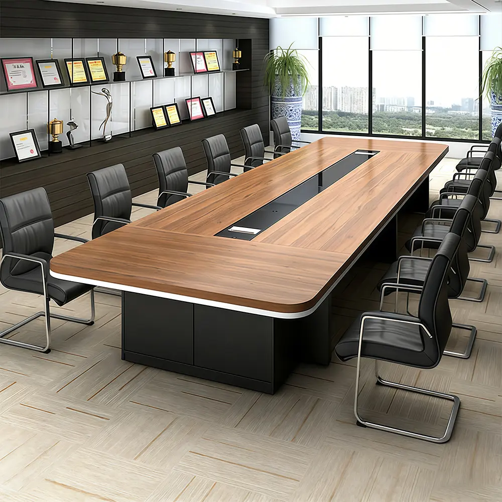Simple Thick Plate Conference Table - image 2