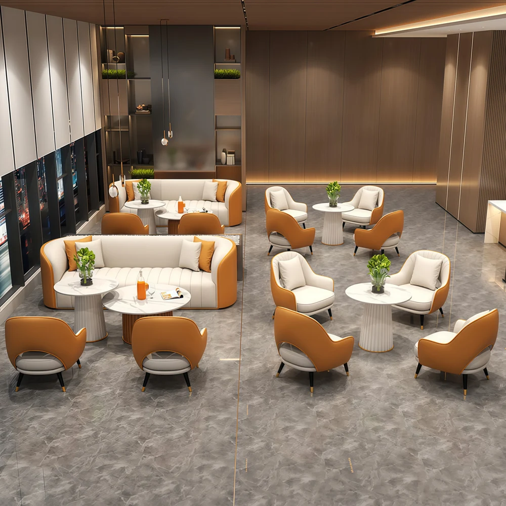 Light Luxury Seating and Sofa Set for Meeting & Negotiation - image 3