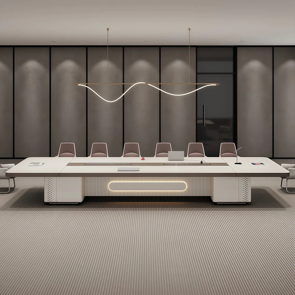 Modern minimalist high-end long table - image 2