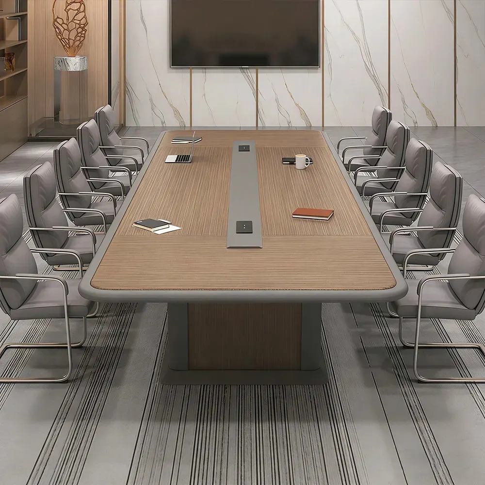 Modern Painted Large Conference Table - image 2