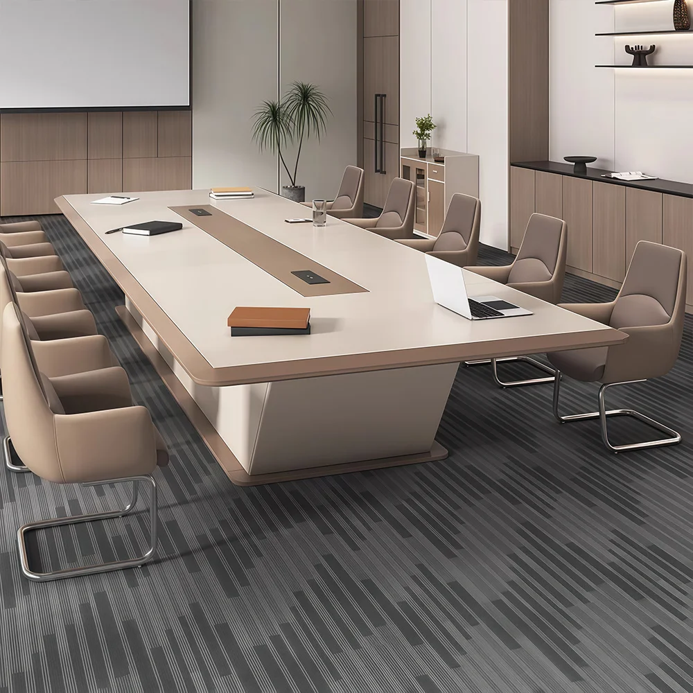 Light Luxury Large Painted Conference Table - image 3