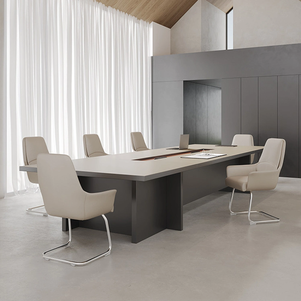 Thickened Long Conference Table - image 2