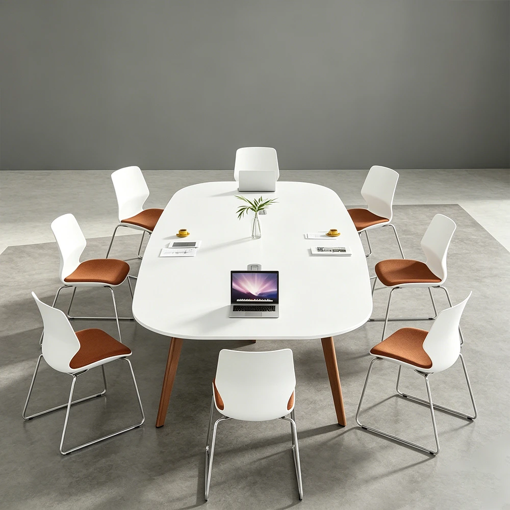 Creative Boat-shaped Conference Table - image 2