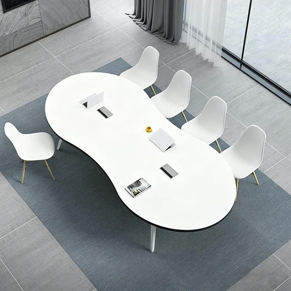 Modern Oval Figure-8 Conference Table - image 2