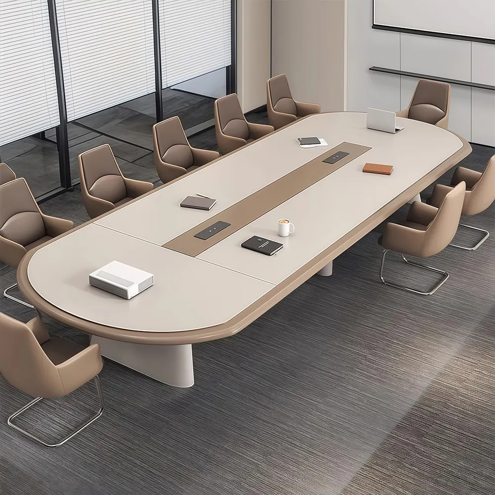Modern Minimalist Painted Conference Table - image 2