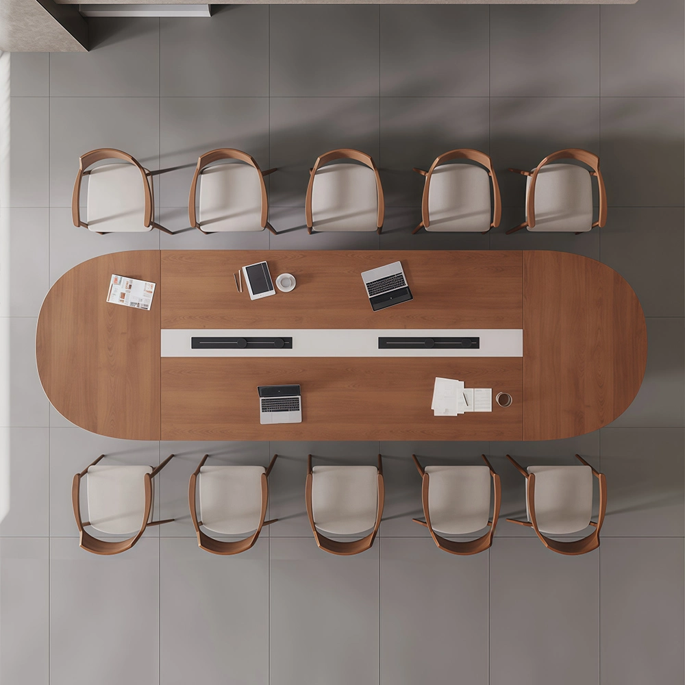 Solid Wood Commercial Conference Table - image 2