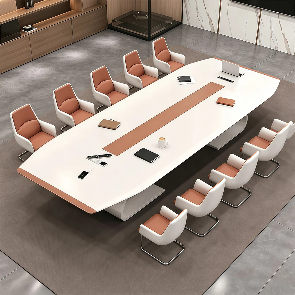Premium Lacquered Conference Table – Large Long Table - image 2