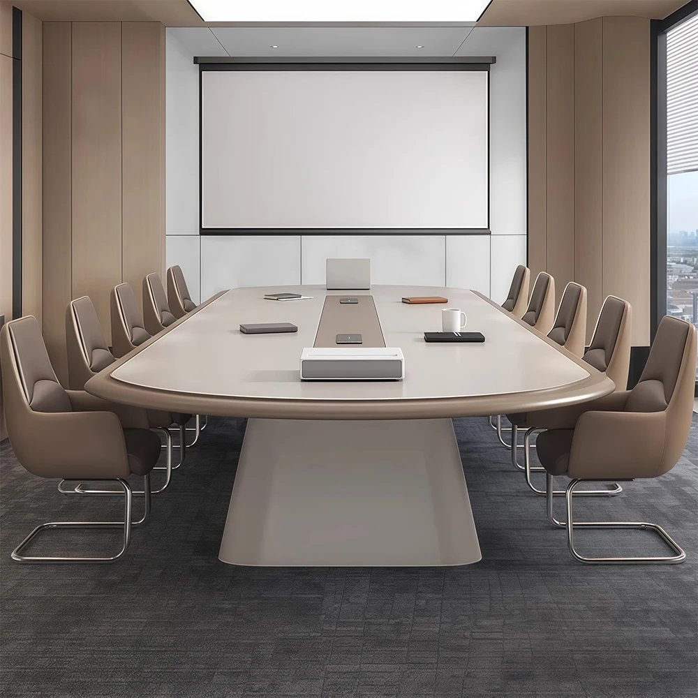 Modern Minimalist Painted Conference Table - image 3