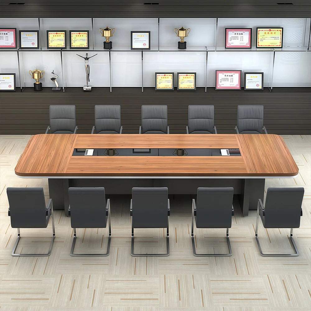 Simple Thick Plate Conference Table - image 3