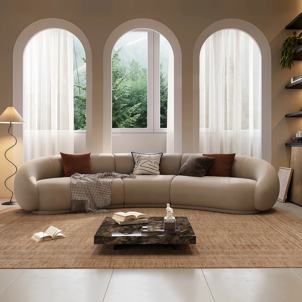 Curved luxury sofa – a creative choice for hotel lobbies - image 3