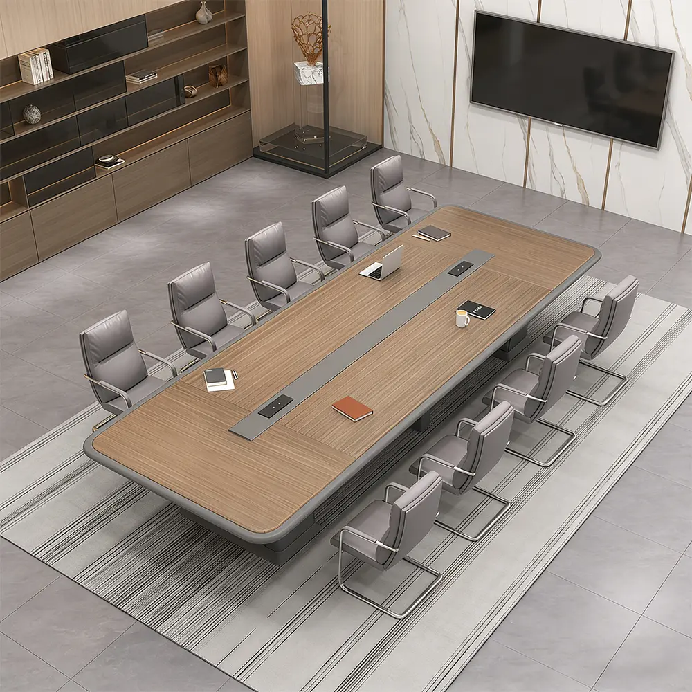 Modern Painted Large Conference Table - image 3
