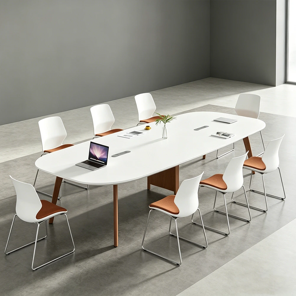 Creative Boat-shaped Conference Table - image 3