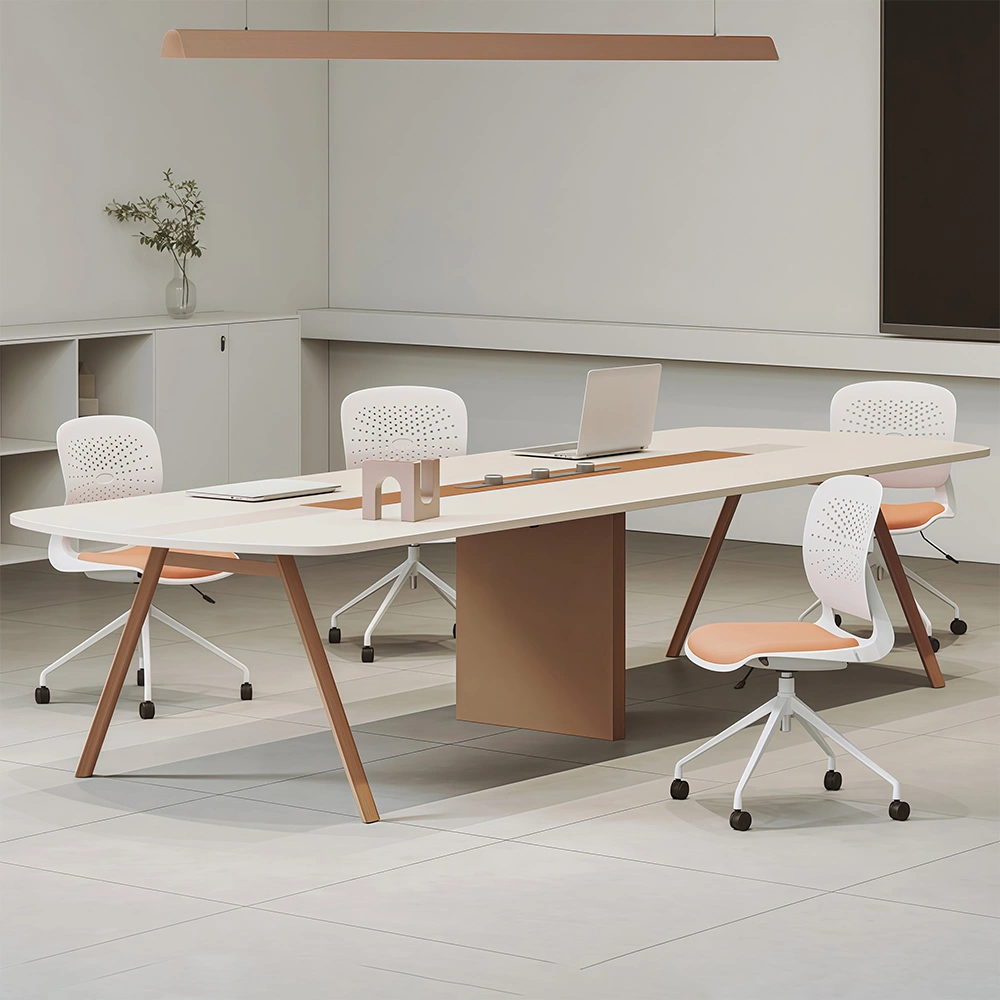 Oval Minimalist Conference Table - image 3