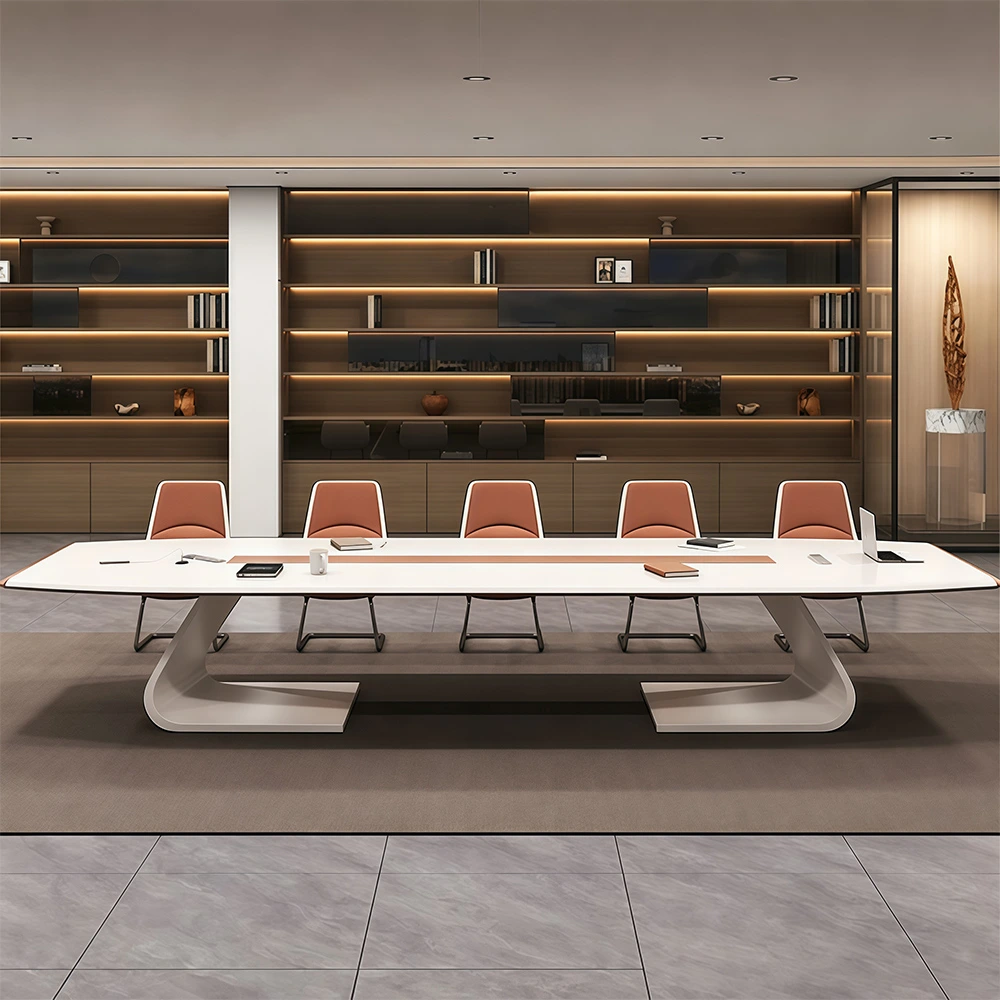 Premium Lacquered Conference Table – Large Long Table - image 3