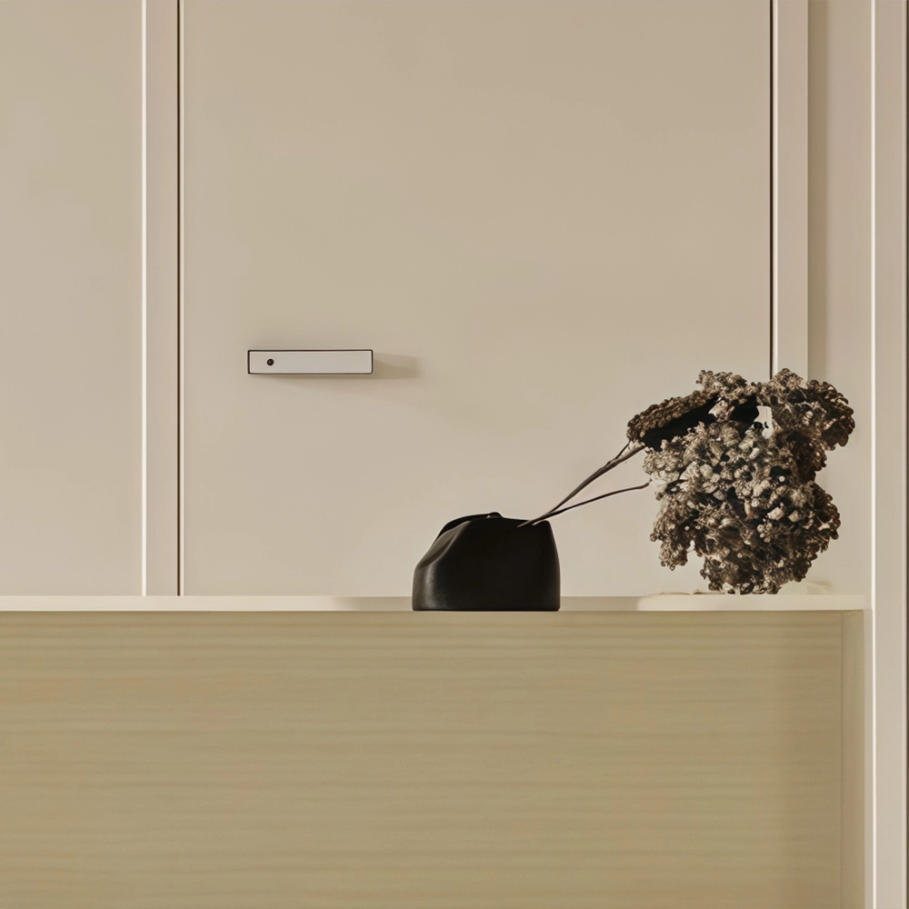 Sleek Minimalist Wood Reception Counter - image 6