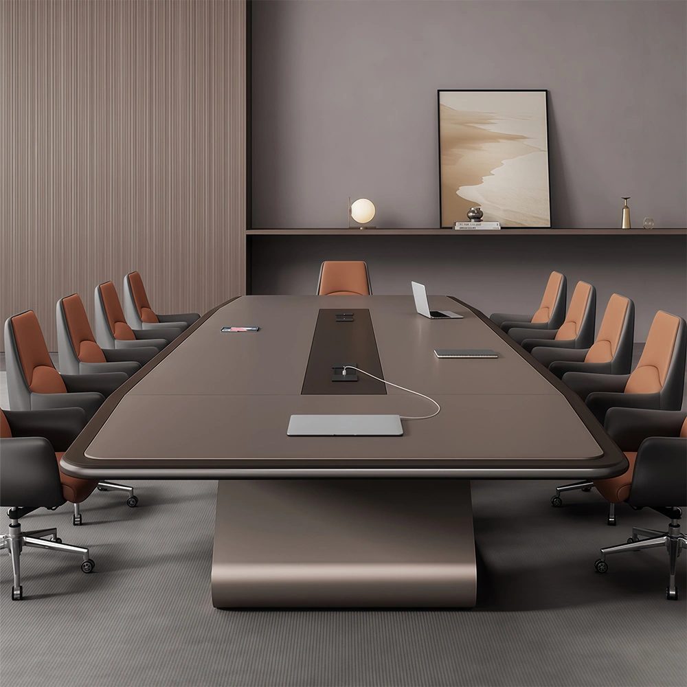 Sleek Paint Finish Conference Table - image 3