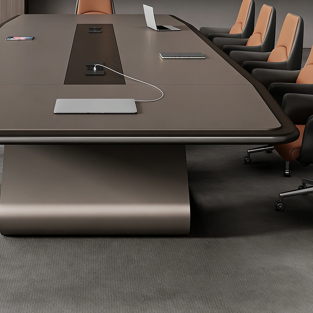 Sleek Paint Finish Conference Table - image 5