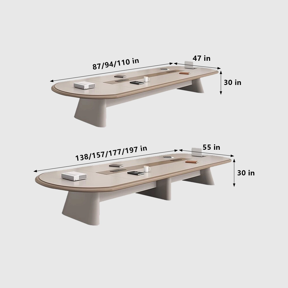 Modern Minimalist Painted Conference Table - image 7
