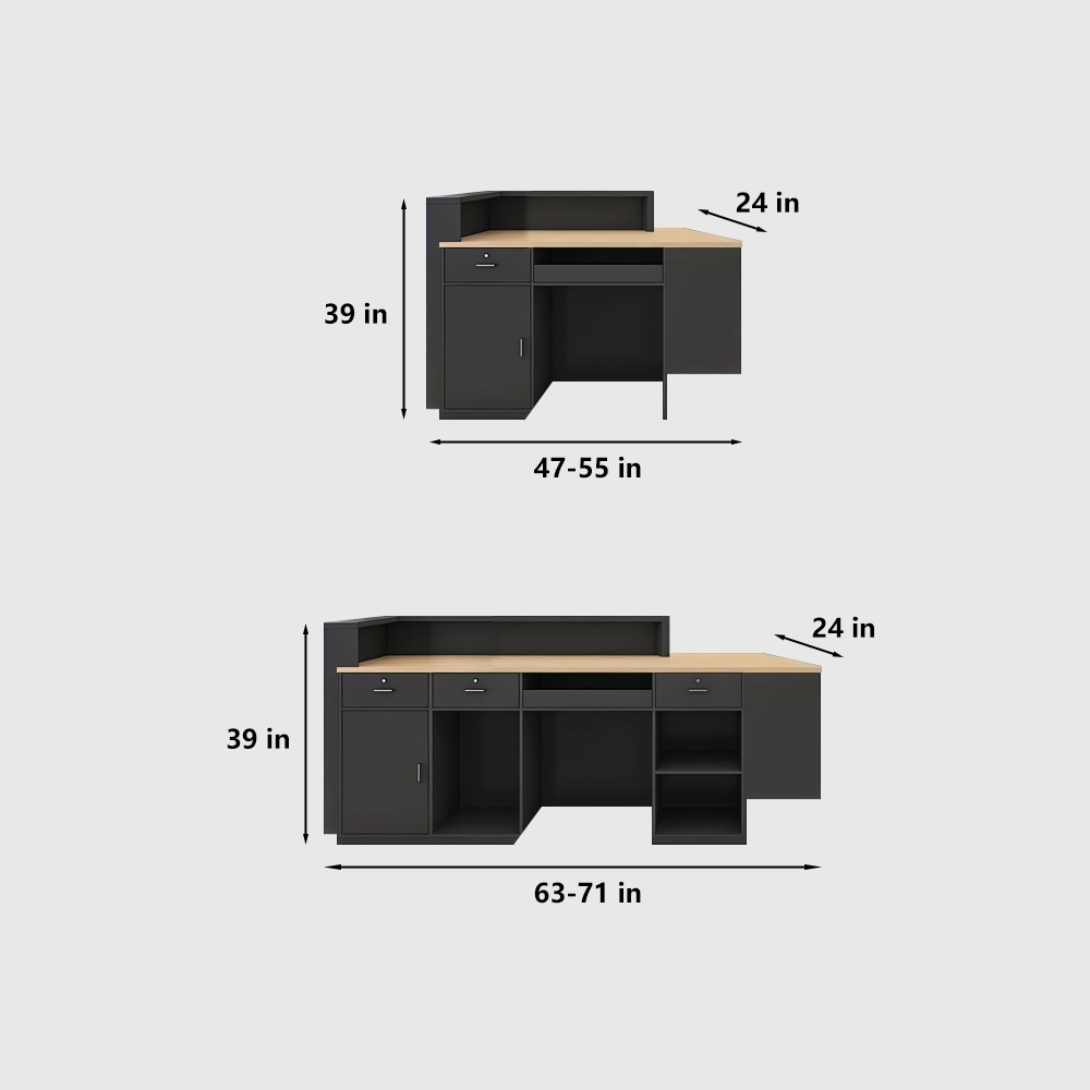 Simple Reception Desk for Company & Hotel - image 7