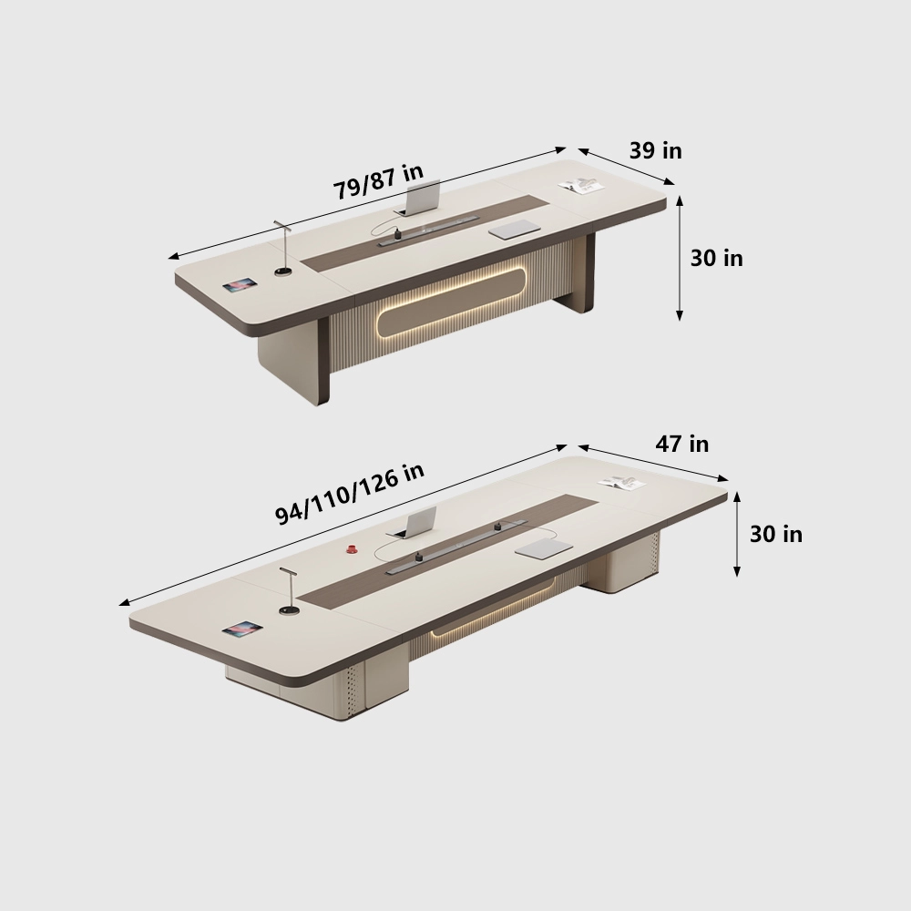 Modern minimalist high-end long table - image 7
