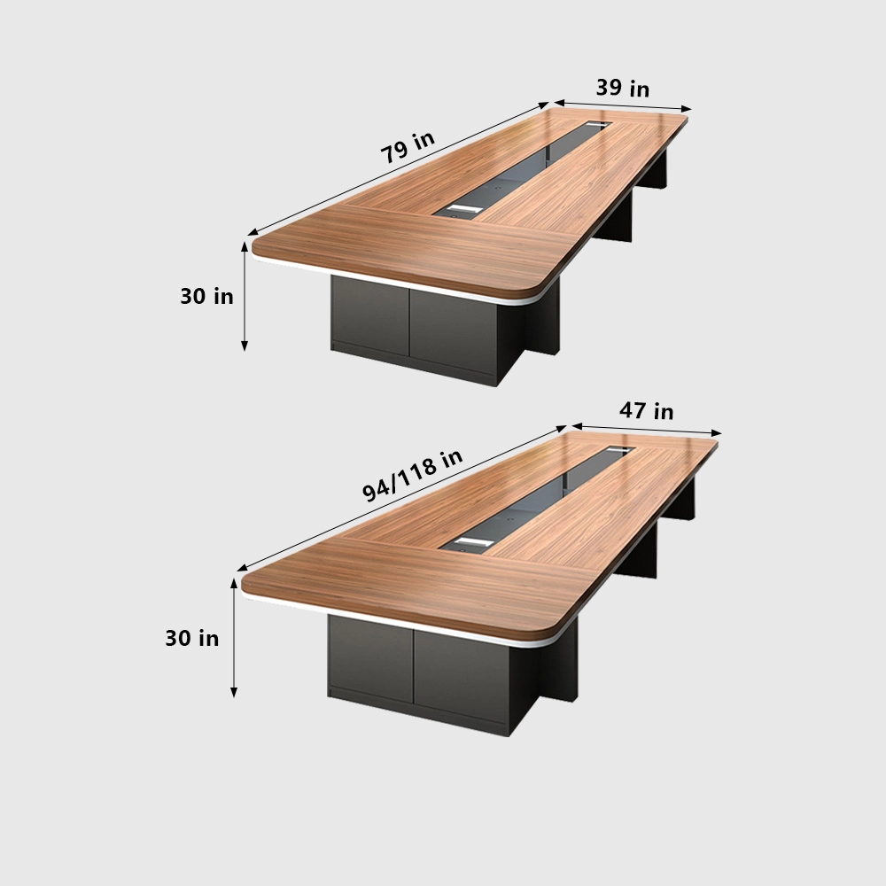 Simple Thick Plate Conference Table - image 7