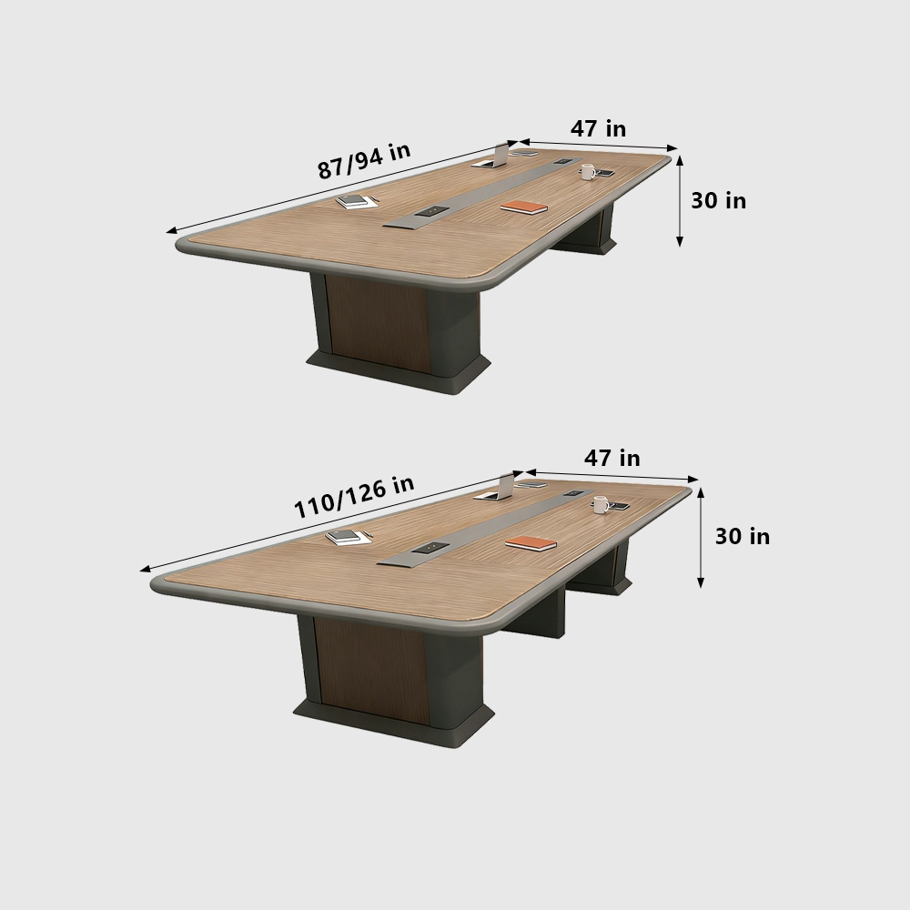 Modern Painted Large Conference Table - image 7