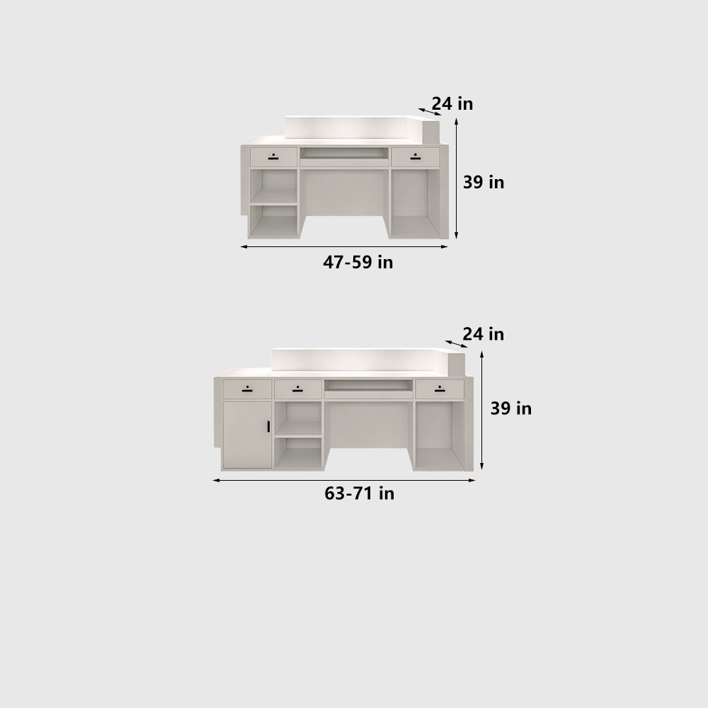 Contemporary Lacquered Reception Counter - image 7