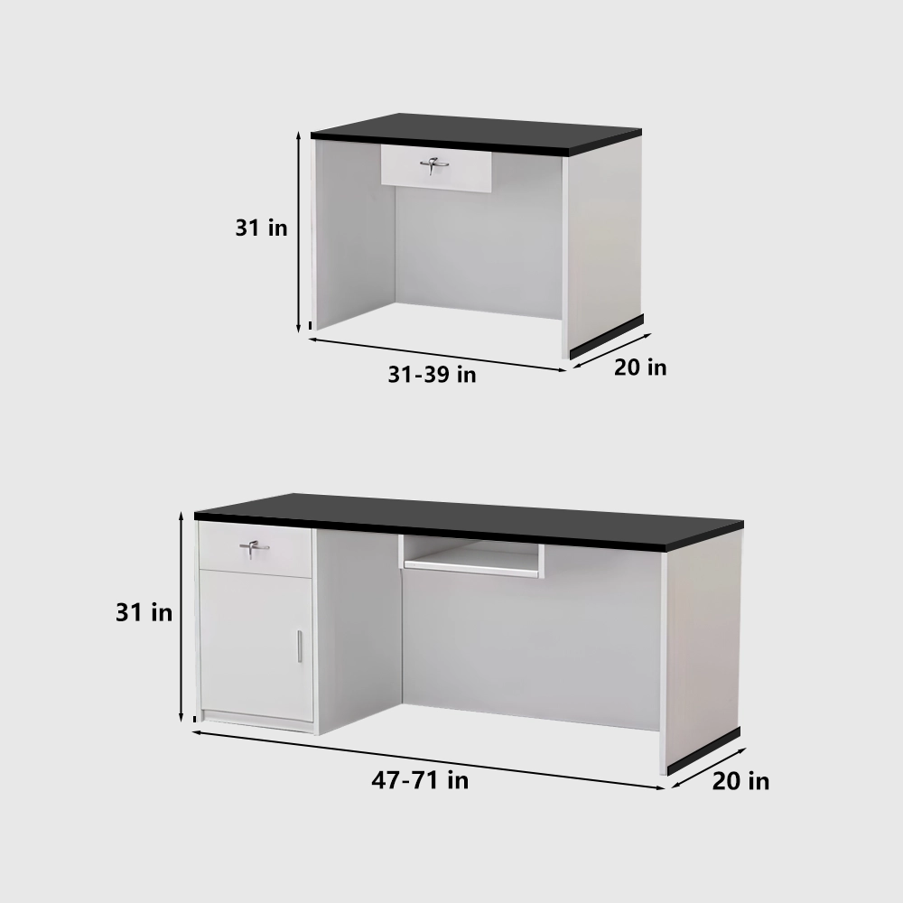 Multi-Purpose Small Front Desk – Modern Minimalist Cashier Counter - image 7