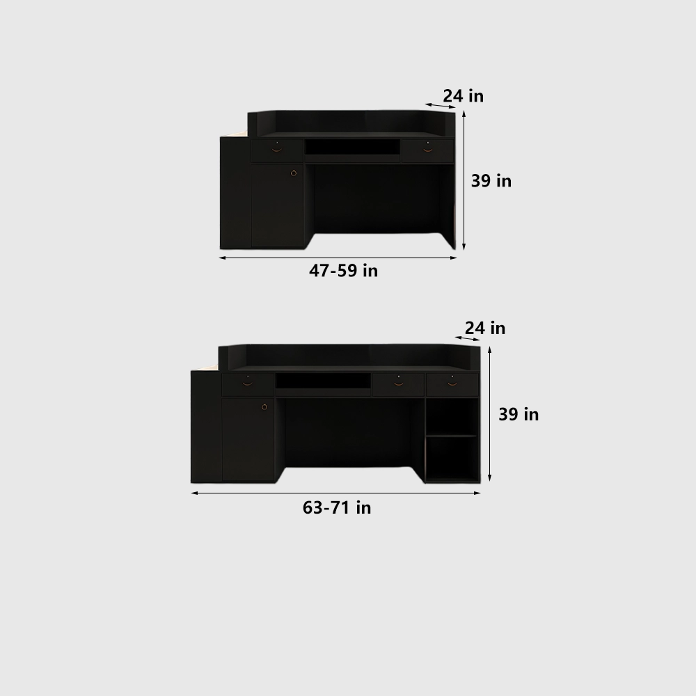 Minimalist Front Desk Counter for Beauty Salon - image 9