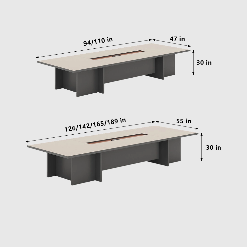 Thickened Long Conference Table - image 7