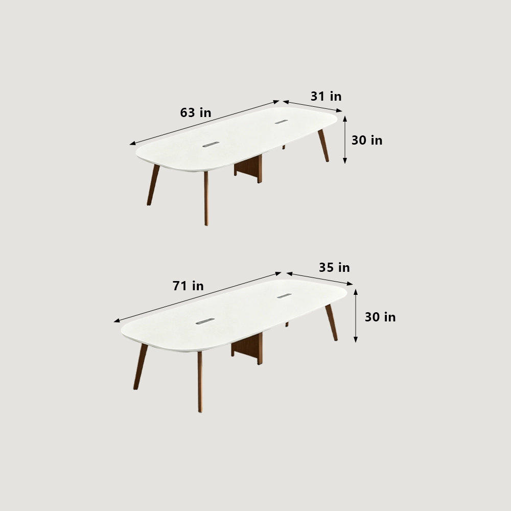 Creative Boat-shaped Conference Table - image 7