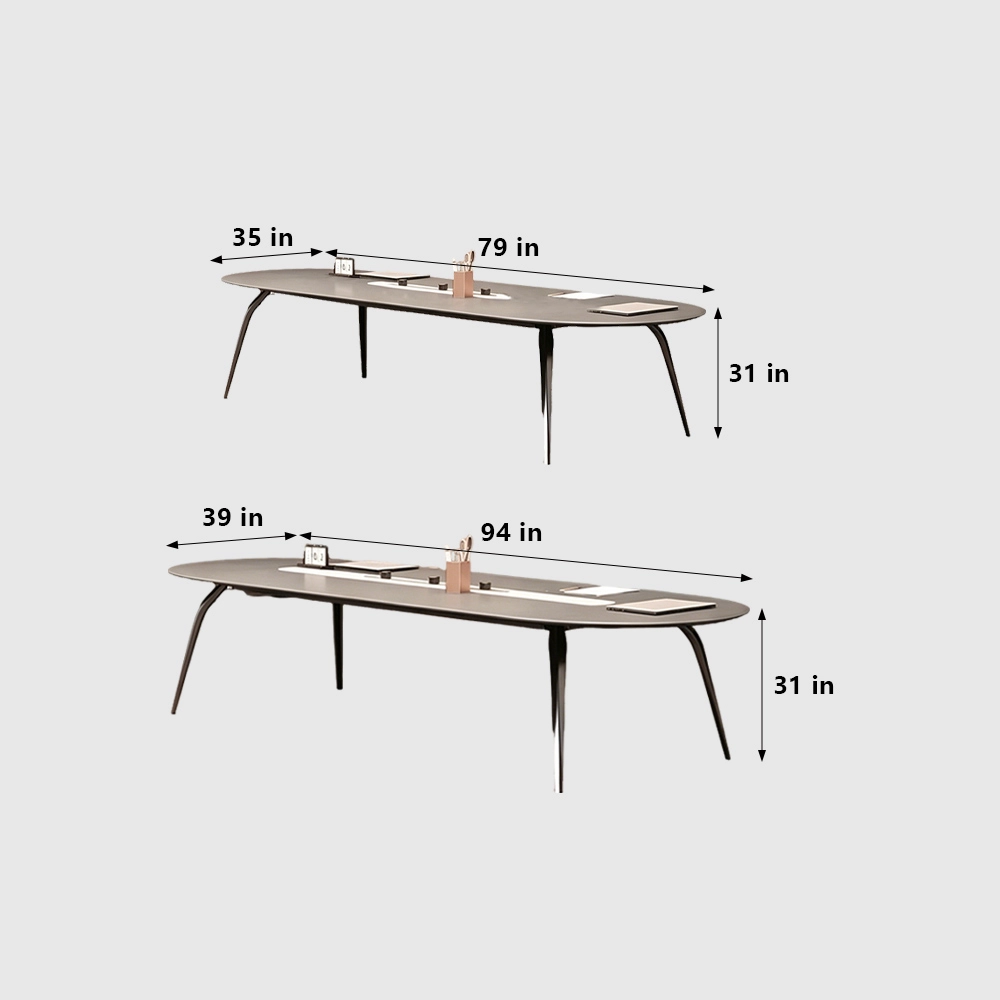 High-end Oval Conference Table - image 7