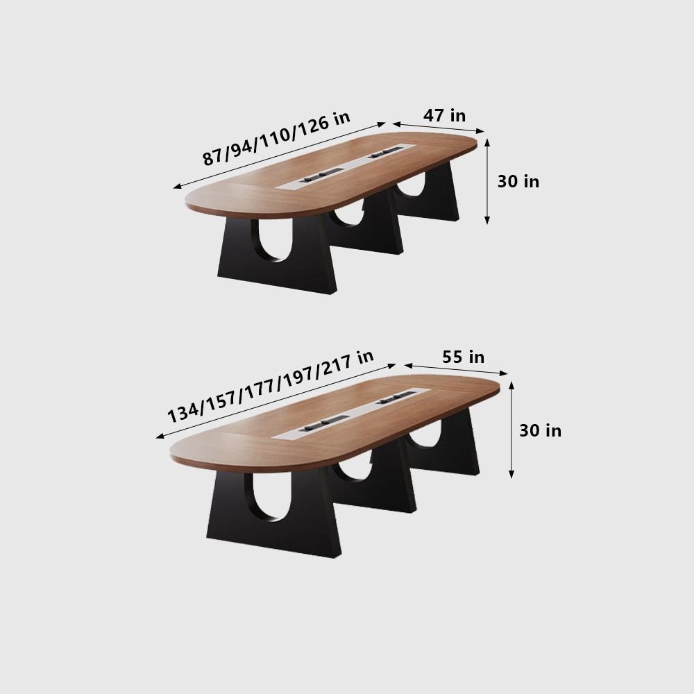 Solid Wood Commercial Conference Table - image 7