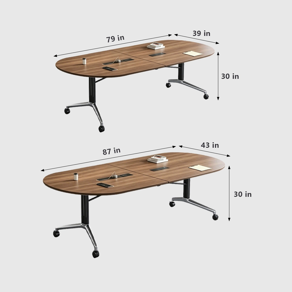 Modern Simple Oval Conference Table - image 7
