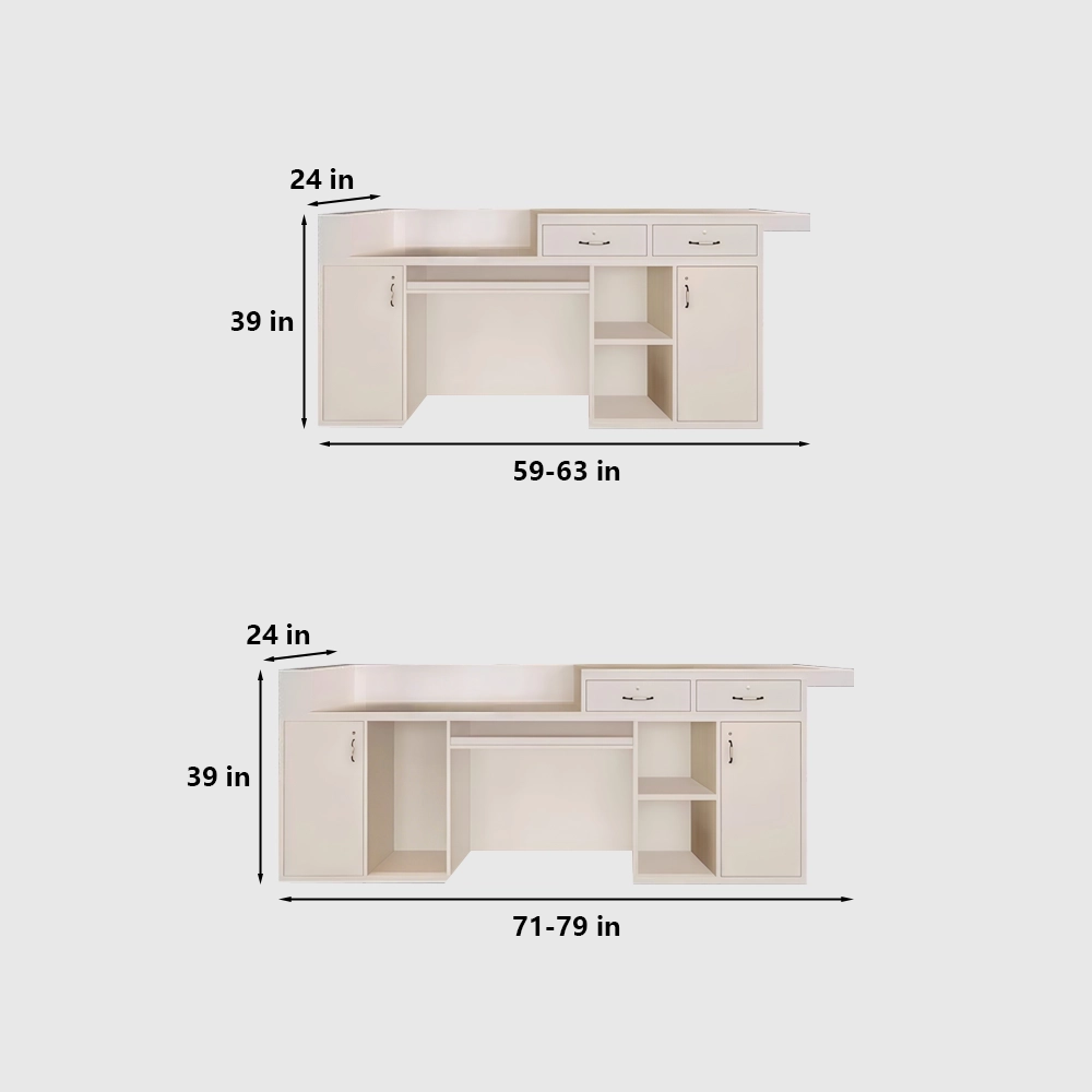 Small Front Desk Reception Counter for Shop Reception Area - image 7